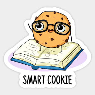 Smart Cookie Cute Food Pun Sticker